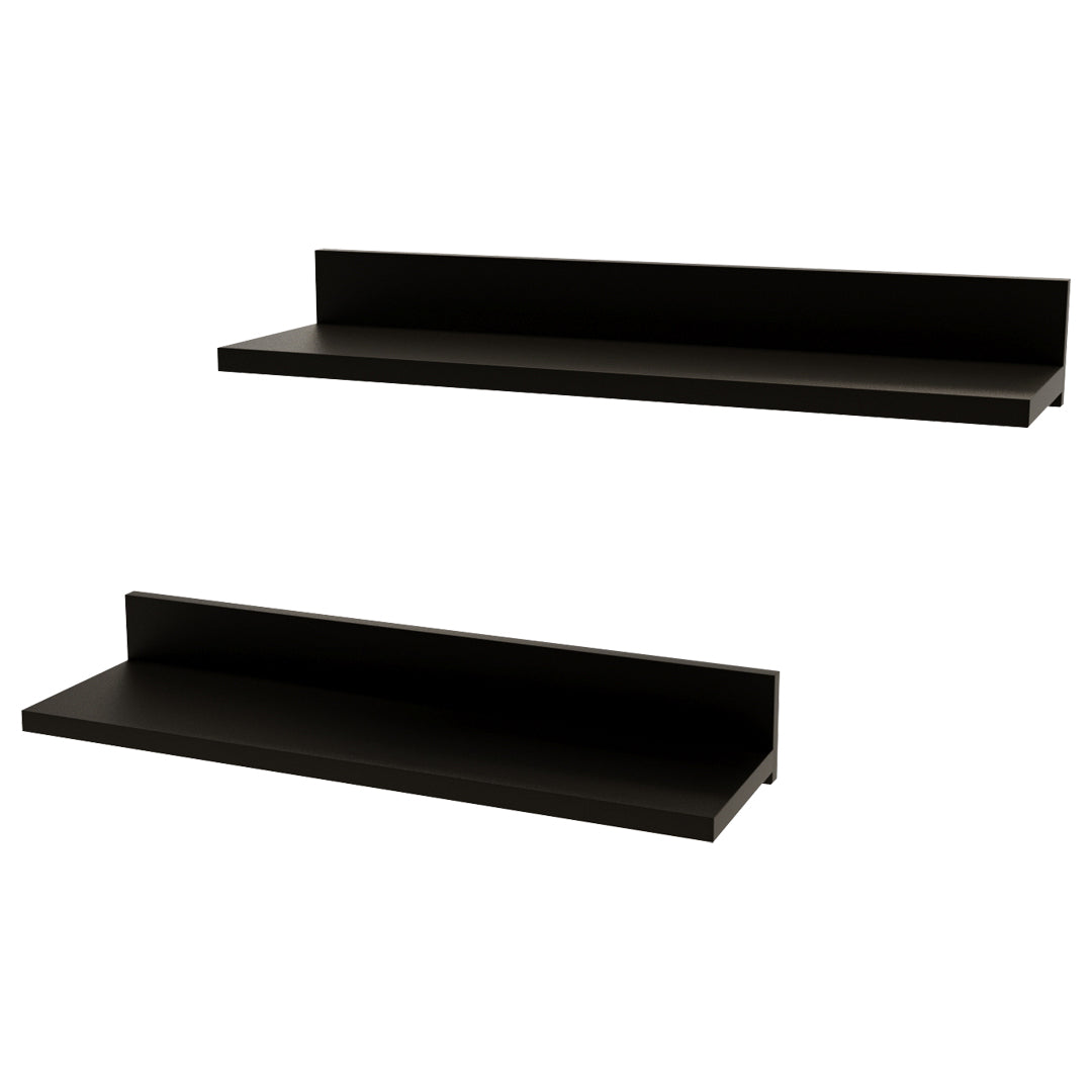 2x Wandregal 60 x 15 x 9 cm
