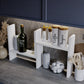 Etagère de cuisine pour plan de travail 40-74 x 44 x 12 cm
