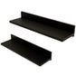 2x Wandregal 60 x 15 x 9 cm