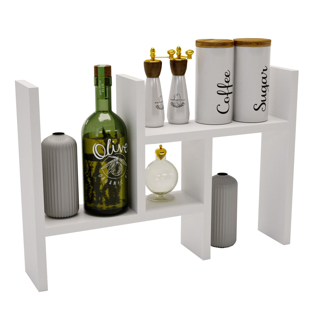 Etagère de cuisine pour plan de travail 40-74 x 44 x 12 cm