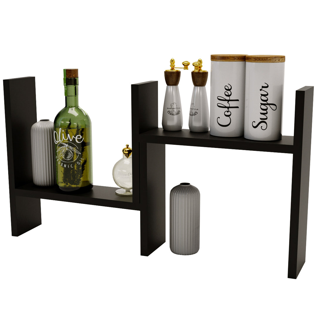 Etagère de cuisine pour plan de travail 40-74 x 44 x 12 cm